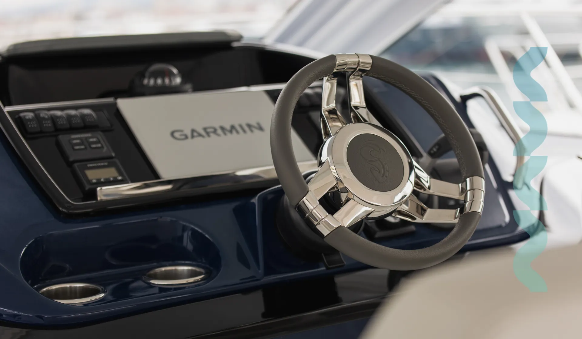 Helm with chartplotter