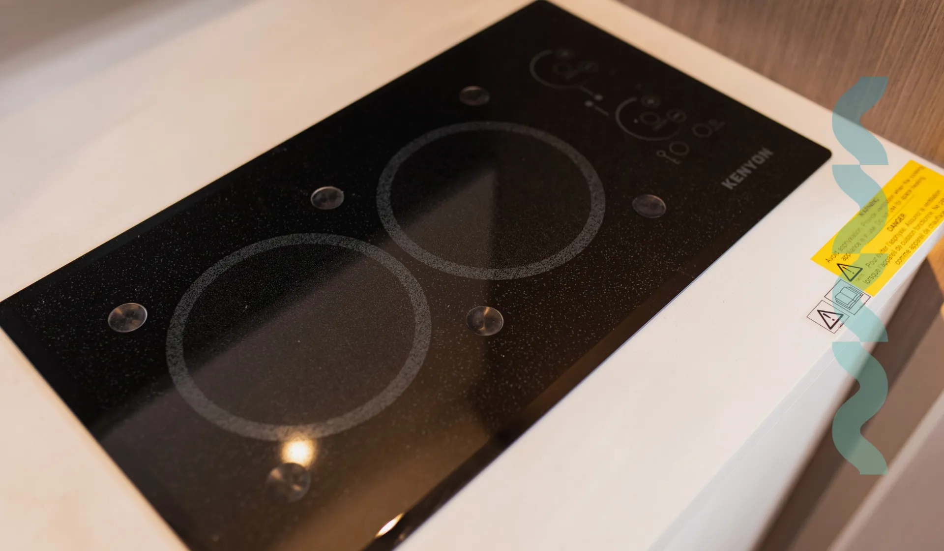 Kenyon induction cooktop detail