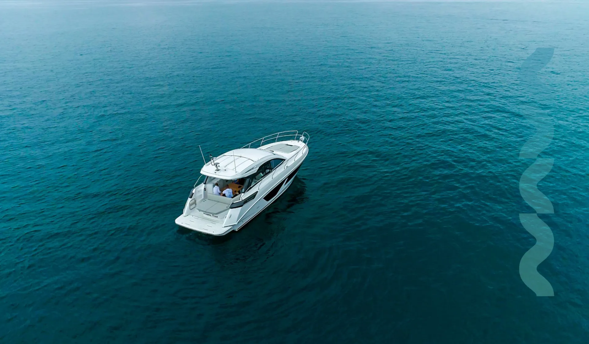 Miami Vice cruising the Adriatic